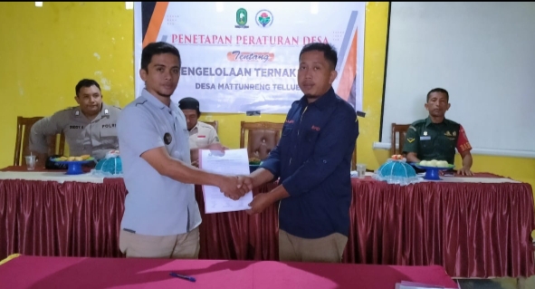 Penetapan Peraturan Desa Pengelolaan Ternak Sapi Aset Desa