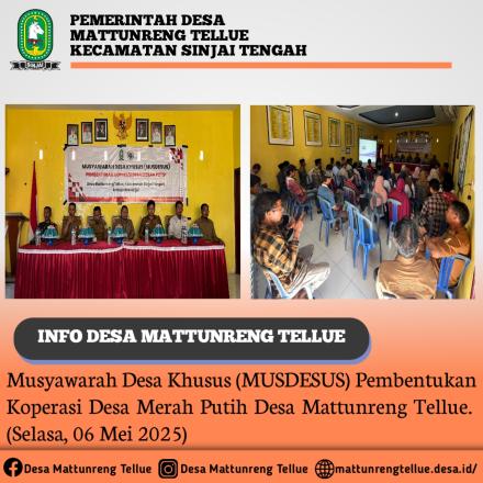 MUSDESUS Pembentukan Koprasi Merah Putih