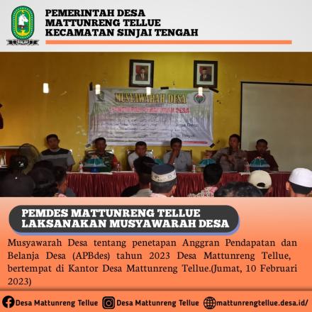 Penetapan APBDes Tahun 2023